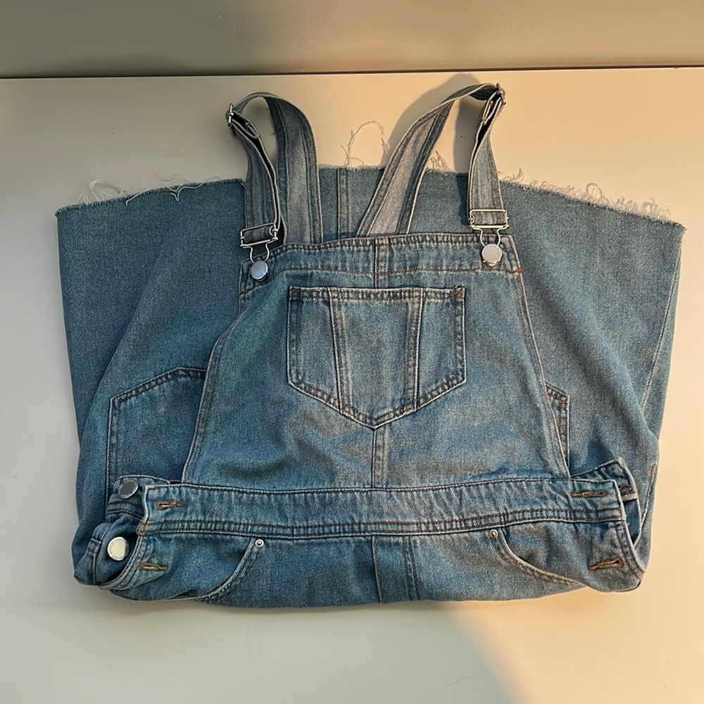 H&M size 10 Denim Overall Dress
